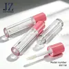 Pedido Jinze: Tubo de Brillo de Labios con Aplicador de Cepillo Redondo Grueso, Tubo de Corrector, Material de Empaque de Tubo Vacío de Plástico