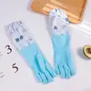 Novas luvas de limpeza para lavar louça e tarefas domésticas, luvas domésticas de borracha, látex, nitrilo, PVC, longas, fornecimento direto da fábrica