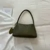 Estilo Coreano Ins Diseño de Nicho Bolso de Axila Simple Color Sólido Bolso de Hombro Chic Moderno Bolso de Mano para el Trabajo y el Viaje de Negocios Tendencia