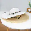 Nuevo Sombrero de Paja de Ala Ancha Primavera/Verano para Mujer, Protección Solar para la Playa, Protección UV, Sombrero de Sol a la Moda, Sombrero de Paja para Playa
