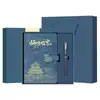 Regalo para el Día del Maestro para el Inicio de Clases, Cuaderno A5 Engrosado con Logo Personalizado, Set de Caja de Regalo Empresarial, Regalo para Maestros