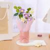 Ramo de Flores de Punto de Recuerdo, Flores Artificiales, Bola de Flores Hecha a Mano, Cubo de Abrazo, Venta al por Mayor de Flores Falsas Transfronteriza