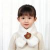 Bufanda de Otoño e Invierno para Niños, Calentador de Cuello de Felpa Lindo de Dibujos Animados, Estilo Coreano para Niñas y Niños, Bufanda para Cuello de Bebé Estilo Año Nuevo