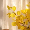 Hojas de Manzana Secas Flores Artificiales Fabricante Decoración del Hogar Ramo de Mano Pared de Flores de Rosa Flores Falsas Estilo Ins Decoración de Boda Transfronteriza