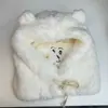 Gorro y Bufanda de Peluche de Oso para Otoño e Invierno Todo en Uno para Mujer Ciclismo Protección Cálida para Orejas Gorro Lei Feng con Máscara Capucha a Prueba de Viento