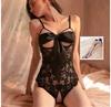 Lingerie sexy não provocante sexy laço peito pequeno apertado coquete paixão abrir arquivo tentação macacão mulheres tamanho grande