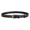 Nuevo Cinturón para Mujer Simple Versátil Estudiante Coreana Decorativo Delgado Estilo Coreano Cinturón Negro en Stock