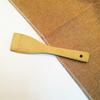 Pala de Bambú de 21cm Pala de Madera de Bambú Set de Espátulas Especiales Antiadherentes Espátula de Fondo Plano Pala para Freír Cuchara para Arroz Mini Pala de Bambú Pequeña