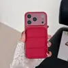 Transforme Instantaneamente em uma Capa de Celular Jaqueta Puffer Adequada para Apple 17Promax Outono/Inverno 16Pro Tendência 13/15 Toque de Pele 17