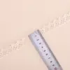 Renda de Algodão Não Elástica Acabamento Plissado Feito à Mão DIY Acessórios de Cabelo Decoração Tecido para Boneca Acessórios de Roupa