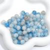 Contas soltas de vidro 10mm contas redondas jade duplo vidro quebrado contas pipoca acessórios para pulseira colar brincos DIY feitos à mão