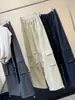 Pantalones cargo anchos para mujer de principios de otoño, cintura elástica con cordón, estilo coreano, bolsillos grandes, doble uso, puños, holgados, versátiles, casuales, largos