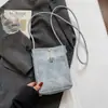 Bolsa de Teléfono Estilo Minimalista Japonés para Mujer 2025 Nuevo Otoño e Invierno Bolso Cruzado para Monedas Bolso de Hombro Versátil para Viajes y Clases