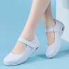 Oferta especial primavera e outono Quatro Estações pés não cansados sapatos de enfermagem femininos confortáveis sola macia antiderrapante respirável todos os tipos de sapatos baixos com velcro