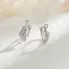 Comercio Exterior Transfronterizo Diseño Asimétrico Instrumento de Violín de Roca Pendientes Nota de Guitarra Hebilla de Oreja de Circonita Estilo Coreano