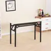 Mesa Longa Dobrável Simples Armazenamento Minimalista Treinamento Estudo Mesa de Escritório Mesa de Conferência Casa Retangular Pequena Mesa de Jantar