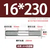 Tornillos de Doble Extremo de Acero Inoxidable 304, Pernos Extendidos de Longitud Igual, Biela, Varillas Roscadas, Barras Roscadas M12-M24
