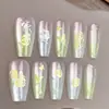 Unhas de Manicure Unhas Usáveis Feitas à Mão Manicure Puro Desejo Patch para Manicure Unhas Postiças Unhas Usáveis Feitas à Mão Unhas de Luxo