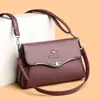Bolso de Piel Suave Auténtica Nuevo para Mujer 2026, Estilo Moda Coreana, Bolso de Hombro y Cruzado de Gran Capacidad para Madres de Mediana Edad, Exportación