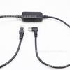 Cabeça de Cristal RJ12 6P4C para Placa Booster DC5V para DC12V Tipo 1.5C Macho Cotovelo Esquerdo e Direito 2m