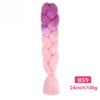 Xuchang en stock, trenza de doble color, trenza jumbo, peluca africana, trenza sucia, trenza degradada, cabello, venta al por mayor