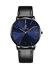 Lucky Fox Nuevo Lujo Ligero Tendencia de Moda Dial de Zorro Reloj de Cuarzo de Cuero Real para Pareja