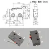 Microinterruptor Pequeño KW12 Límite de Recorrido KW11-3Z Autoreestablecimiento KW4AS Accionamiento por Pulsador Punto de Contacto 2 Pines