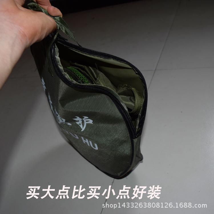 批发普通方形圆形帆布鱼护包