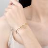 Pulsera de bendición de herencia de método antiguo al por mayor, colgante de bendición, pulsera de oro arena, pulsera de transferencia para mujer, imitación de oro, pulsera esmerilada, temperamento