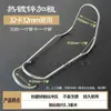 Accesorios para invernaderos: Abrazaderas para Tubería de Acero Galvanizado por Inmersión en Caliente, Resortes de Presión Extra Gruesos, Clips de Alambre Amarillos en Forma de Cruz, Pinzas de Resorte