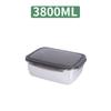 Acero Inoxidable Material 304 Caja para Comida Fresca Comida Empaquetada Caja para Comer Caja de Almacenamiento de Frutos Secos Transfronteriza Caja Redonda Doméstica para Conservar Fresco
