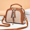 Bolso de mujer de estilo popular, primavera y verano 2024, nuevo bolso bandolera textil combinable, bolso de hombro retro para mujer.