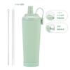 2026 Nuevo Taza Térmica Transfronteriza de 830 ml de Gran Capacidad Botella de Agua Portátil con Asa Magnética con Agujero Grande para Sorber Perlas