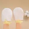 Guantes Anti-Rayaduras para Bebé, Dispositivo Anti-Chuparse el Pulgar, Protección para Dedos para Niños, Anti-Chuparse el Pulgar Nocturno, Anti-Morderse las Uñas para Niños, Protección para Manos de Bebé