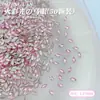 Joyería Rosa de Fondo Plano, Biselada, Ultra Brillante, Forma de Gota de Agua, Estilo Nuevo para Uñas con Acabado de Corte Natural de Alta Gama