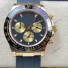 Reloj para Hombre Rolex Daytona Serie 40mm Multifuncional Cronógrafo Incrustado de Diamantes Mecánico Totalmente Automático Aliexpress