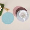 Posavasos de Caucho PVC Base Aislante de Silicona para Tazón Goma Suave Antideslizante Posavasos para Té Pegamento Regalo Base Grande para Olla Esterilla Aislante