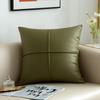 Cojín Casual Retro de Color Puro de Tela Tecnológica Hecho a Mano Cruz Almohada de Sofá Hogar Oficina Negocios Almohada de Cabecera