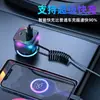 Cargador de coche mayorista transfronterizo Cargador de coche de carga rápida USB Huawei con cable Carga rápida PD30W
