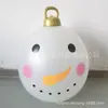 Pelota Navideña Inflable de PVC Nueva Transfronteriza 16 Tipos de Color LED Cambiante Pelota Navideña Luminosa Linterna Navideña de Bola para Patio Exterior