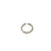 Moda Estilo Ins Coreano Joyería de Plata Plata de Ley S925 Anillo de Apertura Ajustable Sencillo Plateado Brillante Empalme de Concha