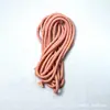 Corda para Lanyard de 4mm Direto da Fábrica Fonte, em Estoque para Entrega Imediata, Cordão Redondo Colorido com Glitter para Acessórios de Vestuário e Artesanato