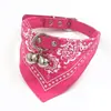 Correa para Perro Bufanda Triangular con Cascabel para Perro Collar Bufanda para Perro Gato Mascota Collar Anti-Pérdida Accesorios para Perro Grande