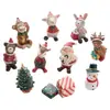 Adornos Navideños Pequeños de Resina Transfronterizos Regalo de Navidad Decoración de Escritorio para el Hogar Regalo Creativo para Nochebuena Adornos Pequeños