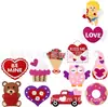 Kit de Costura para Educación Temprana Infantil Animales de la Selva Kit de Manualidades DIY de Fieltro Juguetes Soporta Personalización