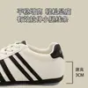 Tênis de Treino Alemão Feminino 2026 Outono Novo Retro Cano Baixo Cadarço Casual Board Shoes Nicho Sola Reta Esportivo Cortez Shoes