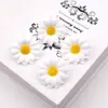 Cabezas de Flores de Margarita Artificiales Transfronterizas de 4 cm, Flores Falsas de Tela de Seda, Girasoles Pequeños, Materiales para Manualidades de Coronas, Accesorios, Suministros Florales