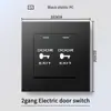 Hong Kong y Macao Enchufe USB Británico 13A con Enchufe de Carga Rápida Tipo-C Interruptor de Luz Estándar Británico Panel de Plástico Negro