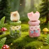 Pal Little Wish Caixa Surpresa de Energia Garrafa de Desejos de Pedra de Cristal Figura de Gatinho Giratório Presente