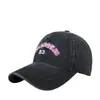Gorra de Béisbol de Mezclilla Estilo Coreano para Mujer, Gorra Lavada de Algodón con Letras para Hombre, Protección Solar, Circunferencia de Cabeza Grande, Retro Personalizado al por Mayor
